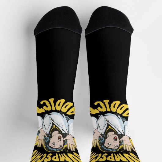 Jumpscare Addict ソックス (上部)