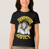  Jumpscare Addict  トライブレンドＴシャツ (正面)