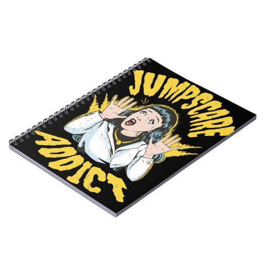  Jumpscare Addict  ノートブック (左側)
