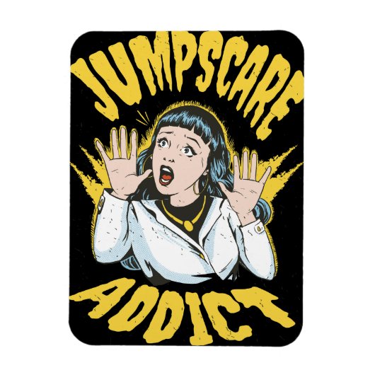 Jumpscare Addict マグネット (縦)