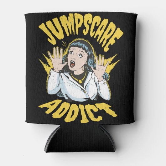 Jumpscare Addict 缶クーラー (正面)