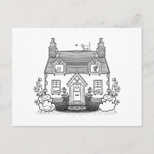 jun house シーズンポストカード (正面)