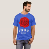JuneバラAnthophileまたはデザイナー Tシャツ (正面フル)