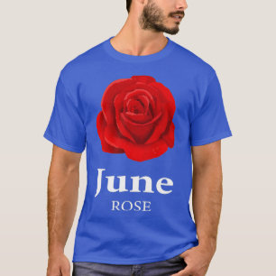 JuneバラAnthophileまたはデザイナー Tシャツ