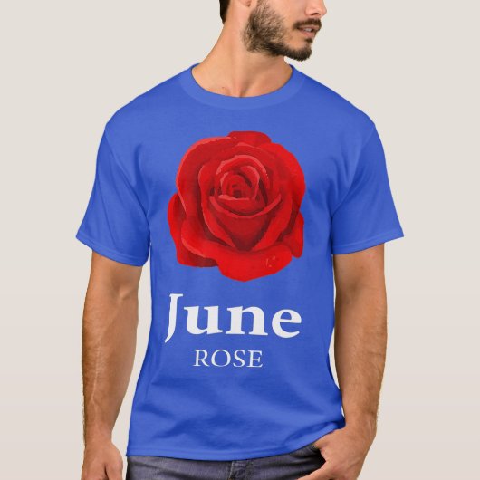 JuneバラAnthophileまたはデザイナー Tシャツ (正面)