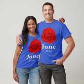 JuneバラAnthophileまたはデザイナー Tシャツ (ユニセックス)