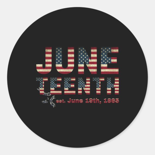 June 19th 1865 Texas1 ラウンドシール (正面)