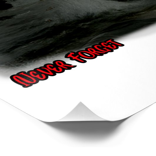 June 6th, 1944 Normandy Landing on a White ポスター (コーナー)