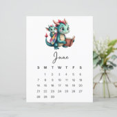 June Baby Dragon Playful Fantasy Monthly Calendar (スタンド正面)