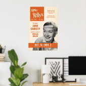 June Christy jazz poster - Mister Kelly's ポスター (ホームオフィス)