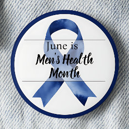June Men's Health Month 缶バッジ