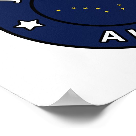 Juneau Alaska ポスター (角)