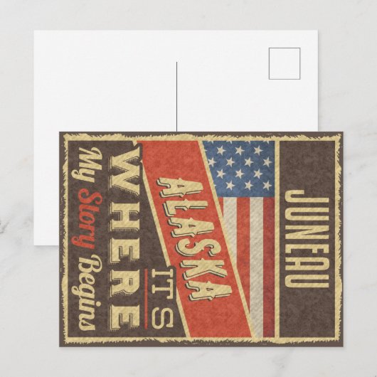 Juneau Alaska ポストカード (正面/裏面)