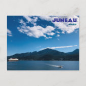 Juneau Alaska Postcard with Cruise Float Plane ポストカード (正面)