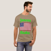 Juneau Alaska Stylish Prints2 Tシャツ (正面フル)