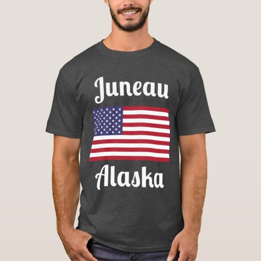 Juneau Alaska Stylish Prints3 Tシャツ (正面)