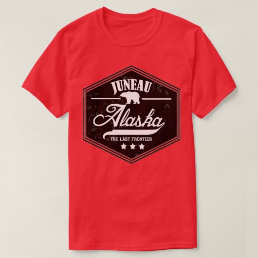 Juneau Alaska Tシャツ (デザイン正面)