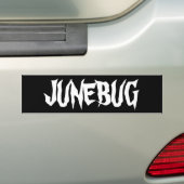 JUNEBUGのバンパーステッカー バンパーステッカー (車上)