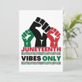 Juneech vibesのみメラニン男性の女性の子供 招待状 (スタンド正面)