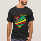 Junenth He Africa Fist June 19Th 1865 Tシャツ (正面)