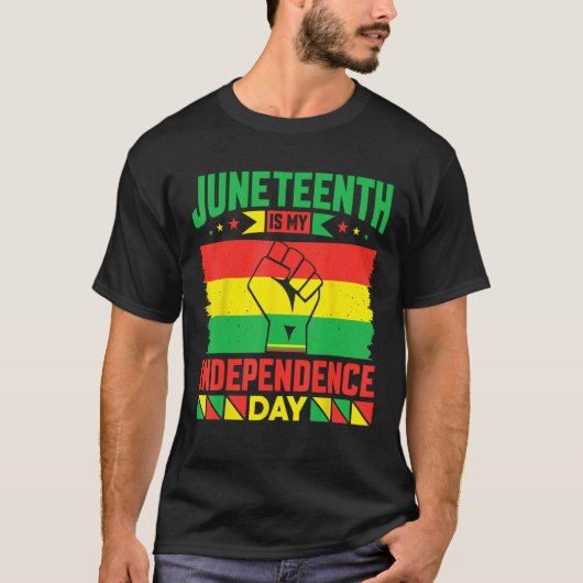 Junenth Is The Real Independence Day 1865 Freedom  Tシャツ (正面)