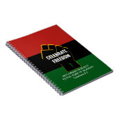 Junet歯FREEDOM祝カスタマイズ聖なる書物、 経典 ノートブック (右側)