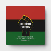 Junet歯FREEDOM祝カスタマイズ聖なる書物、 経典 フォトプラーク (正面)