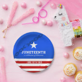 Juneteenth解放のお祝い ペーパープレート (パーティー)
