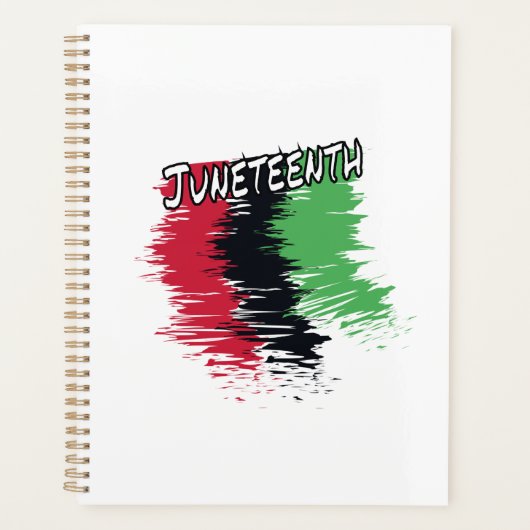 Juneteenth プランナー手帳 (正面)