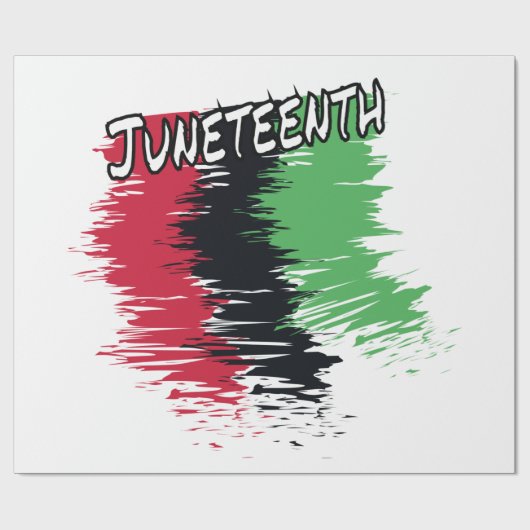 Juneteenth ラッピングペーパー (フラット)
