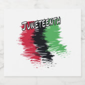 Juneteenth リキュールボトルラベル (シングルラベル)