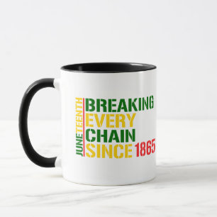 JUNETEENTH 束縛を断ち切る 1985 ブラックマンス マグカップ