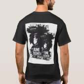 Juneteenth 自由の祝祭デザイン | アフリカ系アメリカ人 tシャツ (裏面)