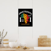 Juneteenth 1865年6月19日以来 Tシャツ フリーイッシュ ポスター (キッチン)