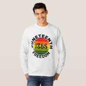 Juneteenth 1865 自由 Tシャツ (正面フル)
