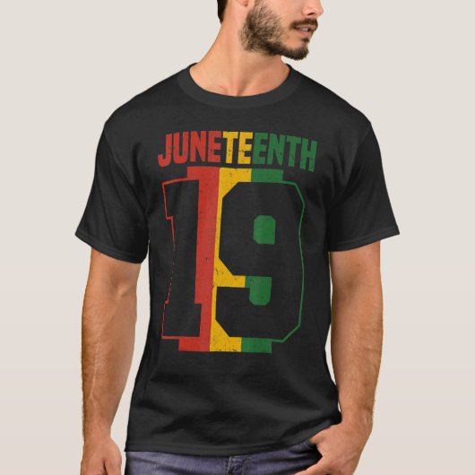 Juneteenth African American Freedom Black History Tシャツ (正面)
