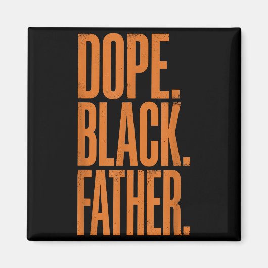 Juneteenth black dad black father fathers day  マグネット (正面)
