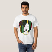 Juneteenth Black Women Flag History African Americ Tシャツ (正面フル)