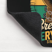 Juneteenth Breaking Every Chain Since 1865 African マウスパッド (コーナー)
