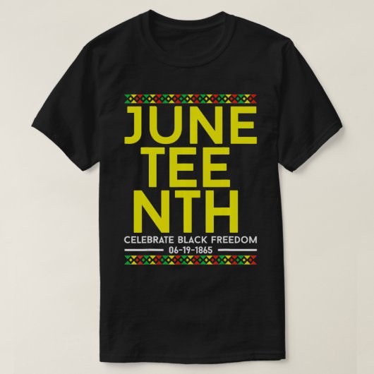 Juneteenth Celebrate Black Freedom 6191865 For Men Tシャツ (デザイン正面)