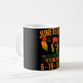 Juneteenth Celebrating Black Freedom 186 African コーヒーマグカップ (正面左)