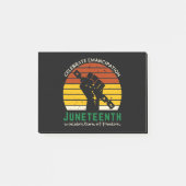 Juneteenth Celebrating Freedom ポストイット (正面)