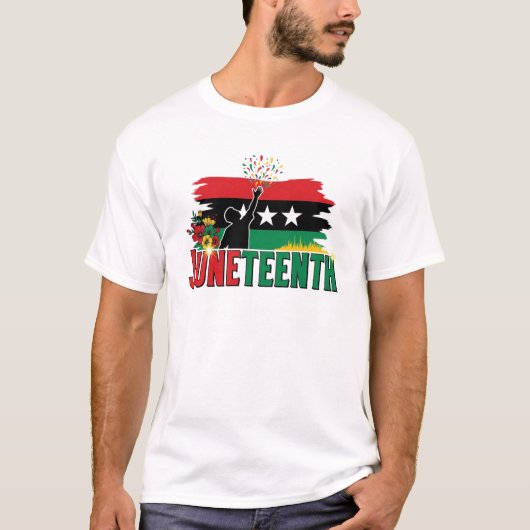 Juneteenth Celebration: Vibrant Art vintage Tシャツ (正面)