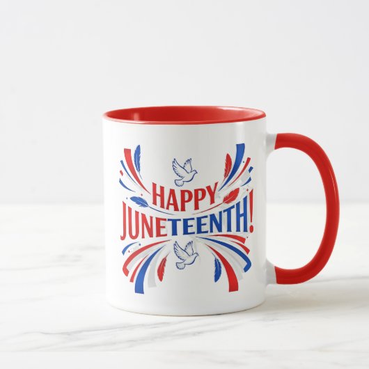 Juneteenth Celebratory Coffee Mug (11 oz.) マグカップ (右)