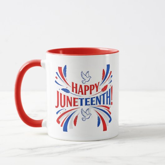 Juneteenth Celebratory Coffee Mug (11 oz.) マグカップ (左)