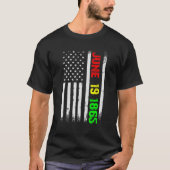 Juneteenth Flag June 19 1865 Black History Junetee Tシャツ (正面)