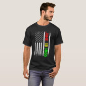 Juneteenth Flag June 19 1865 Black History Junetee Tシャツ (正面フル)
