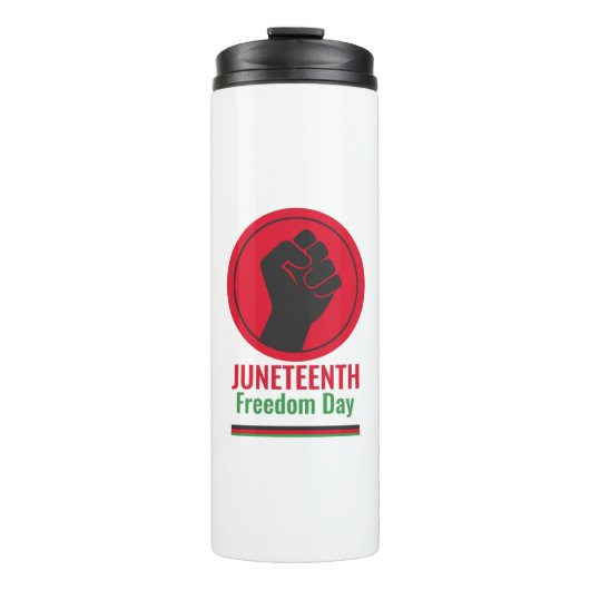 Juneteenth Freedom Day タンブラー (正面)