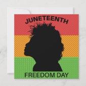 Juneteenth Freedom Day, Flag Pattern セーブザデート (正面)