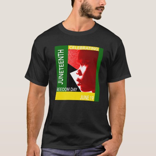 JUNETEENTH FREEDOM DAY Tシャツ (正面)